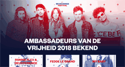 Desktop Screenshot of bevrijdingsfestivals.nl